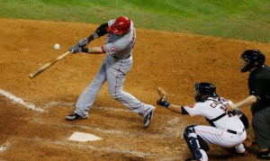 Josh Hamilton was tearing up the baseball in April before he injured his hand sliding into 1st base in Seattle. Upon returning, the former AL MVP is not hitting with the same kind of authority. His overall numbers are still good, and I believe he has one more good stretch of play. Like Pujols, he signed a huge deal to play with the Halos. Hamilton will earn $25 MIL in 2015, and $32 MIL for both the 2016 and 2017 seasons. The team has to hope for optimum success.