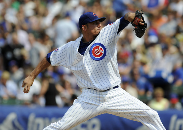 Matt Garza was the big fish in this year's trade deadline. There were plenty of teams that him had him on their radar, and they scouted every game he pitched for the Cubs this season. He won six games for them this season with a 3.17 ERA in 71 innings pitched to go along with 62 strike outs and 20 walks. He has a WHIP of 1.14 and has only given up eight home runs on the season. Garza is holding the opposition to a .229 batting average, while righties only hit .224 when facing him. He is good when runners are in scoring position, as indicated by teams just managing a .245 average. 