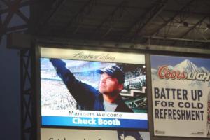 A nice thing the Mariners did for me - while I was there for my Record Breaking Streak Chase last year. The M's front office is classy, is involved heavily with Social Media, while the park is one of the better values of the Major Leagues.