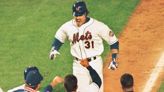 .Mike Piazza almost made it into the Baseball Hall Of Fame in voting for last year with a clip of 69.9% of the votes. He made it into the BBHOF this year.