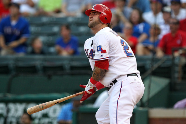 Mike Napoli was instrumental in the Rangers 1st run to the World Series. In 2011, the man had a 3 Slash Line of .320/.414/1.046 - with 30 HRs and 75 RBI In just 369 AB.  He then Slashed .328/.414/.928 in the playoffs - with 3 HRs and 15 RBI in 17 Games Played.  