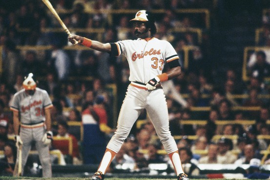 Eddie Murray did the majority of his damage in the MLB as part of the Orioles franchise. In 13 seasons, included a shortened 1981 campaign where he hit an AL leading 22 HRs and 78 RBI, he held a 3 Slash Line of .294/.370/.868 - with 343 HRs and 1221 RBI, he would go onto make the BBHOF later as a member of Baltimore. Murray also won the 1983 World Series and was a longtime teammate of fellow 3K hit man Cal Ripken.