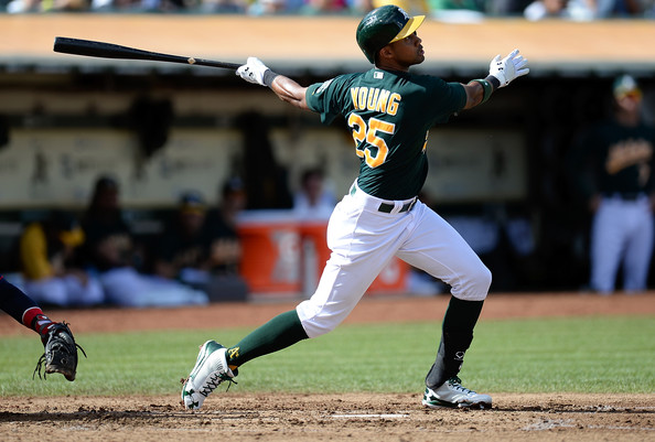 Chris Young hit for a 3 Slash Line of .200/.280/.659 - with 12 HRs and 40 RBI in 335 AB.  This is a bad deal given for a guy that is not that much better than Ike Davis .206/.326/.661 with 9 HRs and 33 RBI - but at substantially more money for.  The Mets are talking about selling low on Davis, and then moving Lucas Duda to 1st - in order to free up an OF spot for Chris Young.  