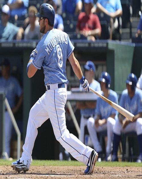 Mike Moustakas was a high school shortstop and was named California High School Player of the Year in both his Sophmore and Junior seasons. His teammate and left side of the infield counterpart is fellow big leaguer, and first round draft pick Matt Dominguez. He also launched 52 career home runs in high school, a California record, but then again, I launched a home run at Chatsworth, and I was a skinny pitcher who typically wasn’t allowed to hit, so take that record as you will.