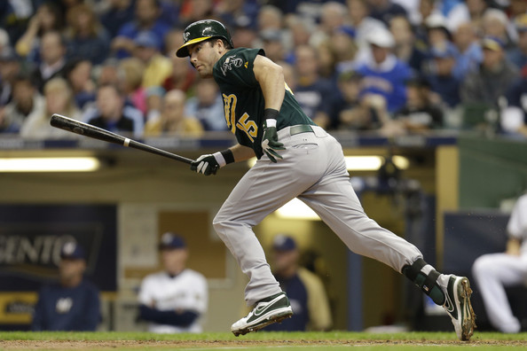 There is no doubt that Seth Smith is a 'nice' professional hitter, - with a Career 3 Slash Line of .265/.432/.798 - but you have to be cautious when believing all of the hype - as he has played the majority of his career at Coors Field - where he was .299/.370/.937 for the Rockies. His Athletics numbers probably reflect more of his real totals. In 751 AB from 2012 - 2013, the OF/PH/DH hit .246/.331/.748