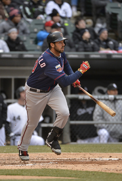 Chris Colabello is the most unlikely early RBI leader in the AL, with 26 knocked in during his 1st 20 Games Played this year. While he is leading the AL in Doubles with 9, he has now added HRs in back to back games. The Team Italy player for the last WBC tournament has been hitting in the middle of the lineup for the 10 - 10 Minnesota Twins. The RHB originally from Framington, MA came into the 2013 season with just 160 AB last year (his rookie campaign in the MLB). So far in 2014, he has 3 Slashed .346/.386/.577 - and has played 1B/RF and DH.