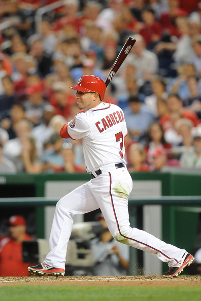 Asdrubal Cabrera was acquired for the services of Zach Wallters, who in turn was brought to Washington, when the club flipped Jason Marquis their way to Phoenix. Marquis had signed a 2 YRs/$15MIL deal prior to the 2012 campaign. and the asset may die with Asdrubal Cabrera after this year. however I like having the Infielder right now - instead of the RHP - who is out of the game recovering from injury. Cabrera, 28, has taken over 2B duties from Danny Espinosa, while ALL - Star Anthony Rendon is at 3B.