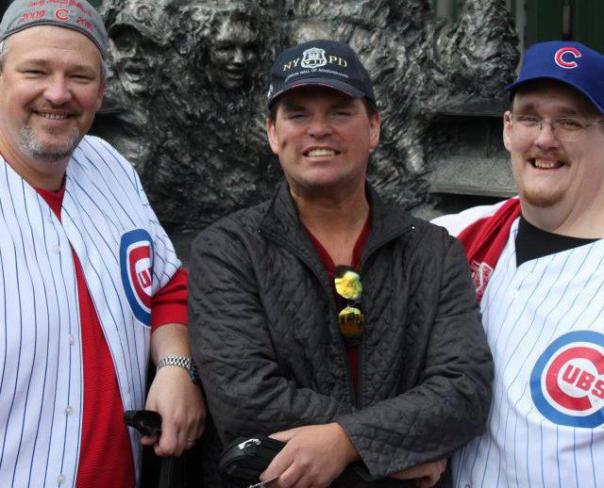 The last time I hung out with Bob Devries (Left) was at Wrigley.  It just so happens he will be there cheering his favorite team in Chicago, and I will be rooting for my favorite NL Team, the Nats on this day.