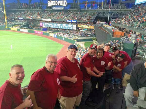 The Manfish Brewing T-Shirts were a big hit in the hit it here cafe at Safeco Field Thursday June 18, 2015
