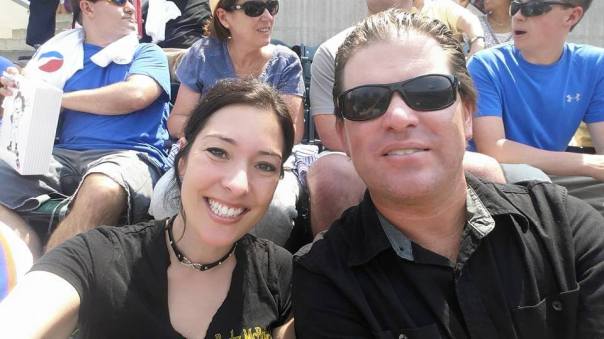 Kat is a Yankees fan like me, but today the Mets were playing.  We will have games later in the year at Yankee Stadium.