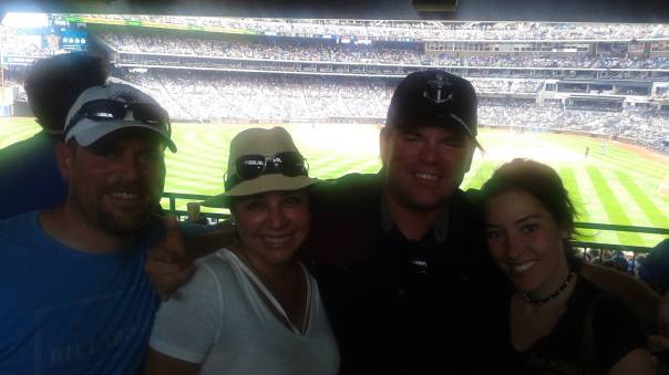 MY brother Ken and his wife Helen, myself and 'the great' Kat Scicluna.