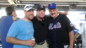 My brother Ken, and my good buddy Roger Ratzenberger and I at Citi Field July.26, 2015