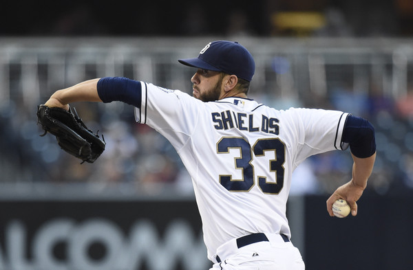 James Shields continued to be one of the most durable starters in the Major Leagues during the 2015 season - putting forth his 9th straight 200+ Innings year. He went 13 - 7, with a 3.91 ERA. The man is about to turn 34, and could opt out after the season next year with a clause in his contract. The Padres should look to trade him if a deal comes along with value. Shields could still fit the bill for several contending teams. It also might be a cheaper alternative if he pitches well, if he decides to reenter the open market in a down 2016 winter for chuckers. Shields has $65 MIL guaranteed over the next 3 years. Not bad for a guy who has a 127 - 97 record with a 3.74 ERA - including 9 straight years of double digit wins to his credit.