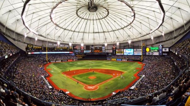 With having Tropicana field as their home park the Rays just simply can't generate revenue to compete