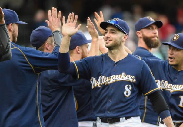 Ryan Braun is 8 - 26, with 2 HRs and almost a 1.000 OPS in his career vs Madison Bumgarner. He provides salary relief, and some sort of protection in case the Brewers OF gets a hold of one of one of your pitchers on Tuesday night.