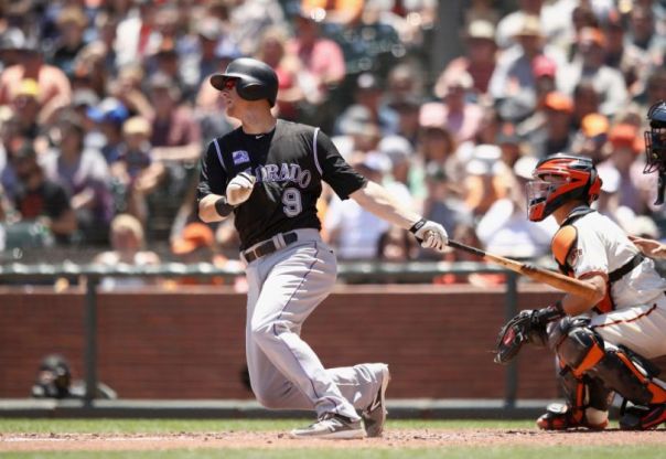 at AT&T Park on June 28, 2018 in San Francisco, California.